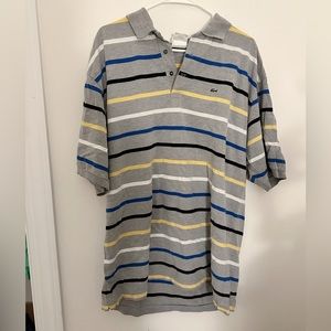 Lacoste Men’s Striped Cotton Polo